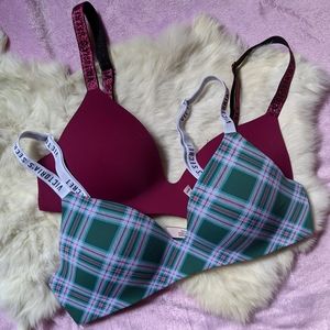 ✨ Victoria's secret 2 PC wireless bra bundle